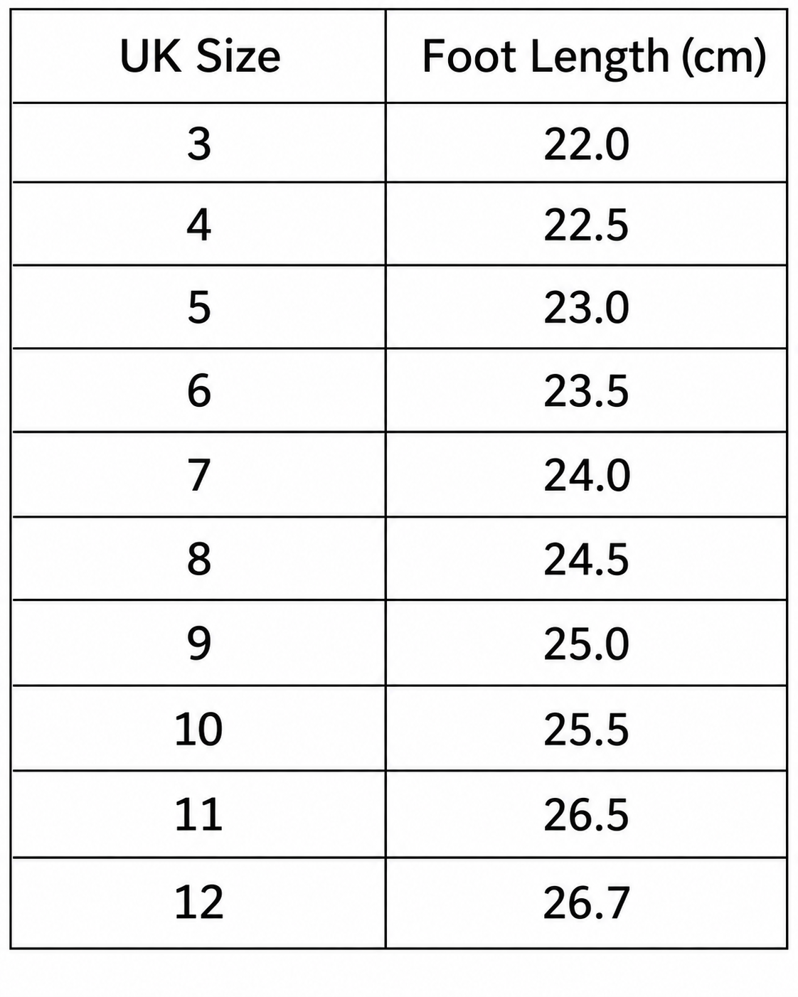 Size guide