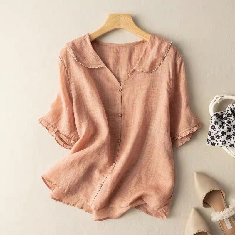 Maricarmen | Rounded-Collar Blouse