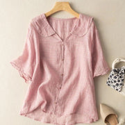 Maricarmen | Rounded-Collar Blouse