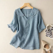 Maricarmen | Rounded-Collar Blouse