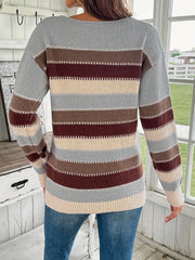 Thora | Striped Crew-Neck Jumper