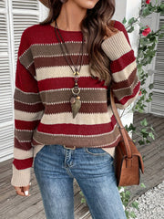 Thora | Striped Crew-Neck Jumper