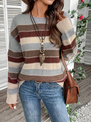 Thora | Striped Crew-Neck Jumper