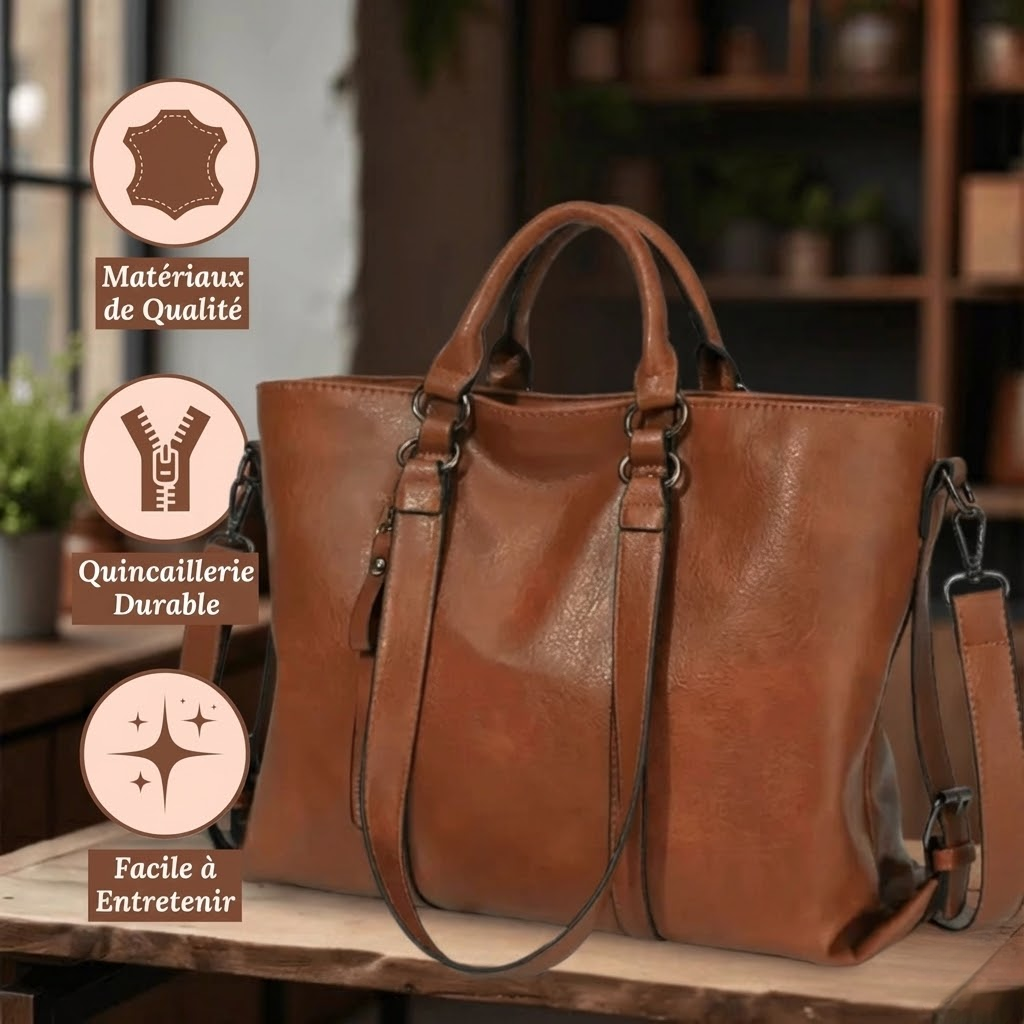 JENNIFER | BROWN LEATHER SHOULDER BAG