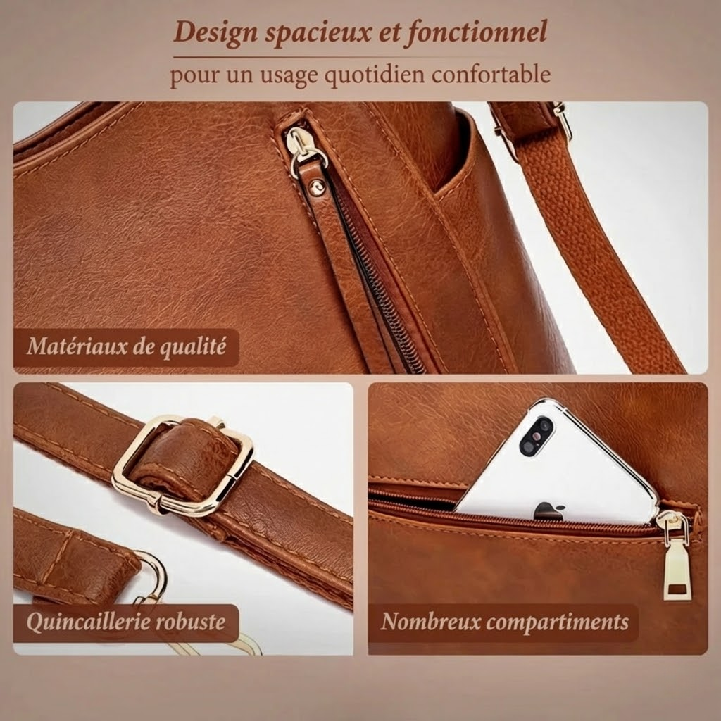 BLANCHE | LEATHER SHOULDER BAG