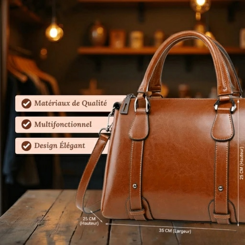 CAMILLE | LEATHER SHOULDER BAG
