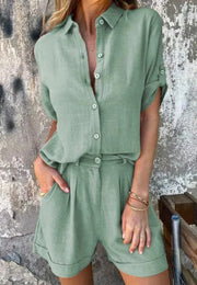Aarini | Lightweight Button-Front Set