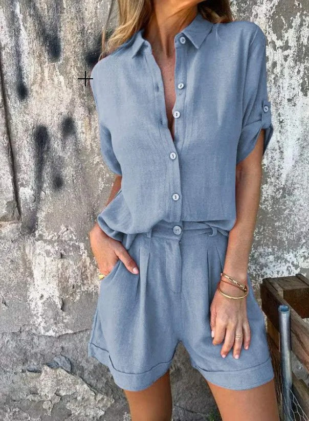 Aarini | Lightweight Button-Front Set