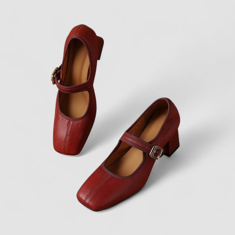 HYREANNE | BLOCK-HEEL ORTHOPAEDIC MARY JANE SHOES