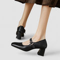 HYREANNE | BLOCK-HEEL ORTHOPAEDIC MARY JANE SHOES