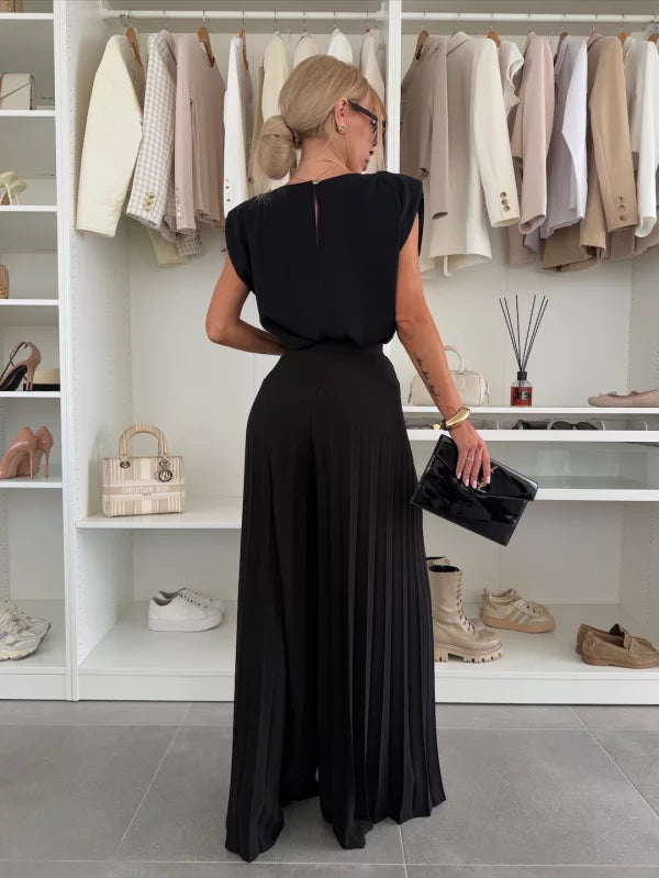 MARIAN | PLEATED SLEEVELESS CO-ORD SET