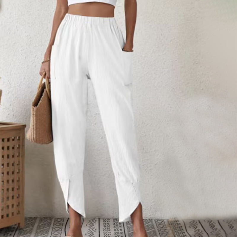 ESSARI | ELASTIC-WAIST TROUSERS
