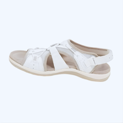 Women's sandals with cut-out detailing, multiple straps and a slingback strap