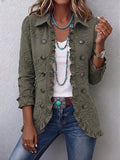 ALINA | RUFFLED LONG-SLEEVE JACKET