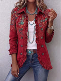LENI | RUFFLED LONG-SLEEVE JACKET