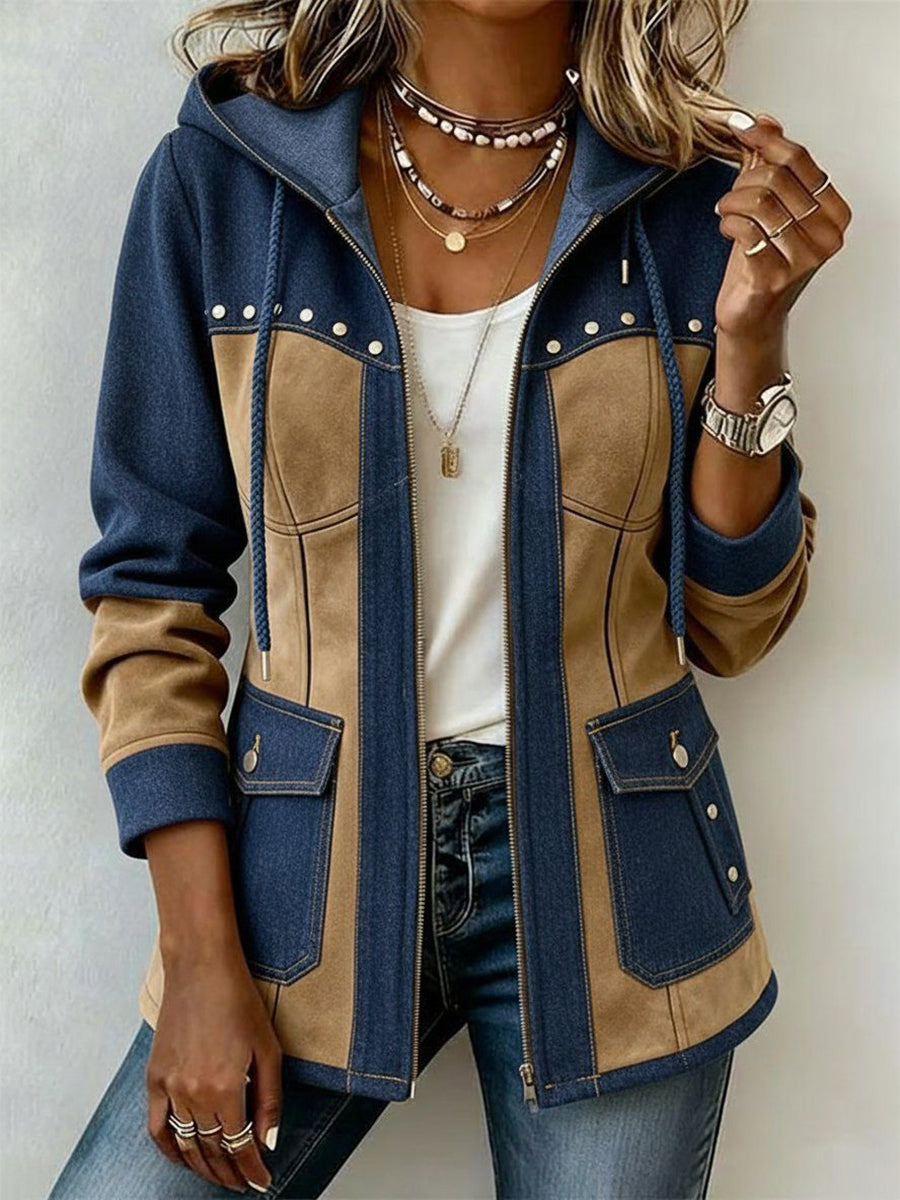 FRIEDA | PATCHWORK HOODED JACKET