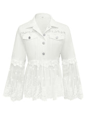 Maja | Jacket With Lace Inserts