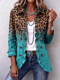 KLARA | LEOPARD-PRINT OMBRÉ BLAZER