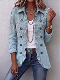 HELENE | RUFFLED LONG-SLEEVE JACKET