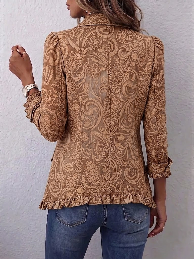 THERESA | FLORAL LONG-SLEEVE JACKET