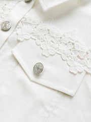 Maja | Jacket With Lace Inserts
