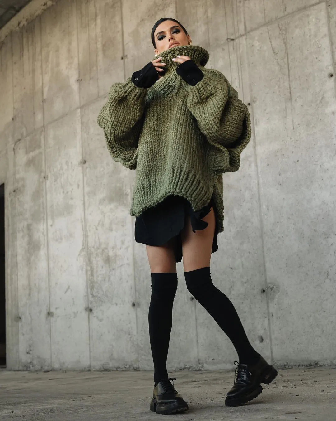 Rosamaria | Chunky Roll-Neck Jumper