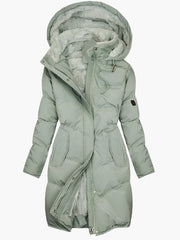 Taliah | Hooded Drawstring Puffer Coat