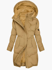 Taliah | Hooded Drawstring Puffer Coat