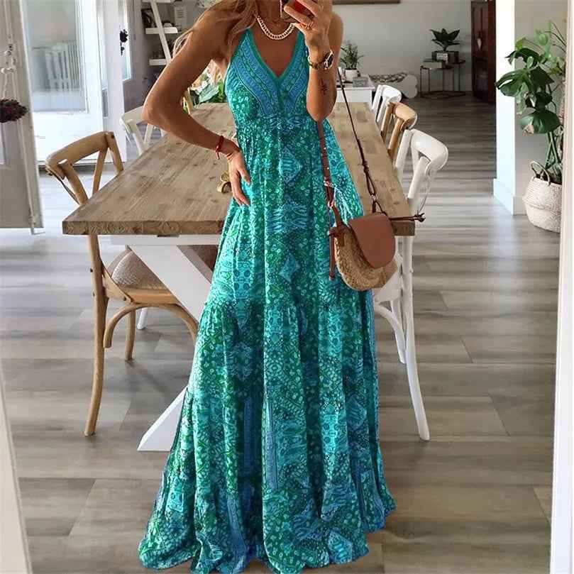 GWENETH | PRINTED TIERED DRESS