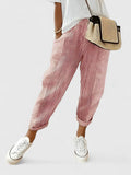 ELVIRA | ELASTIC-WAIST SUMMER TROUSERS