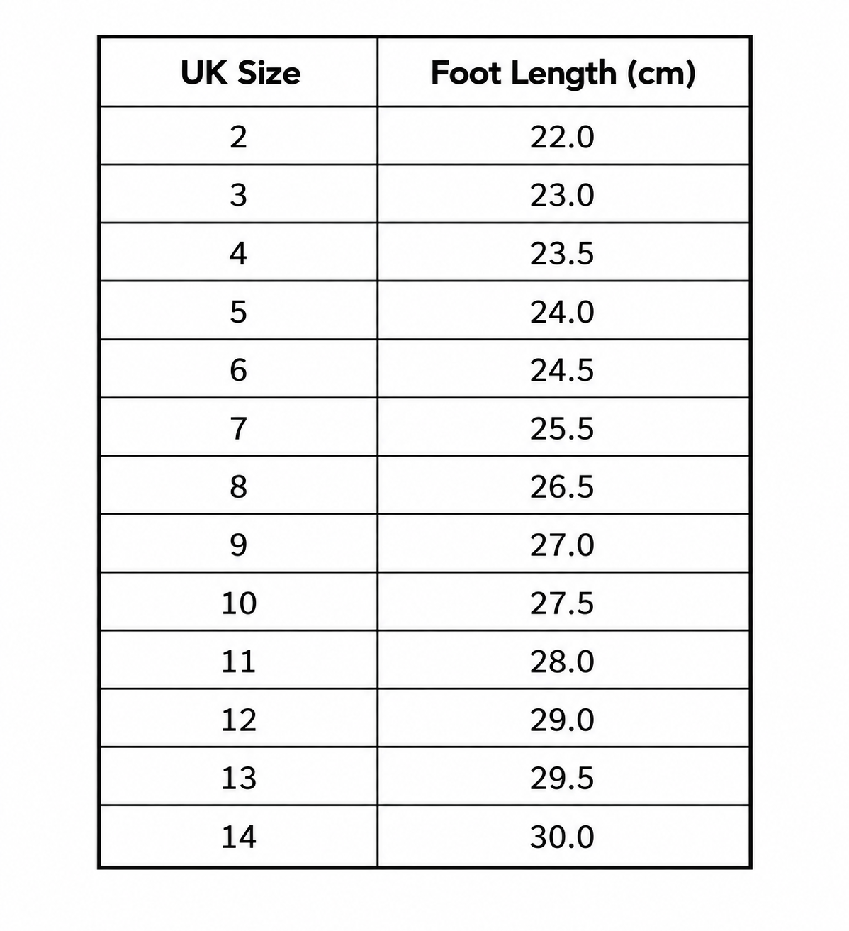 Size guide