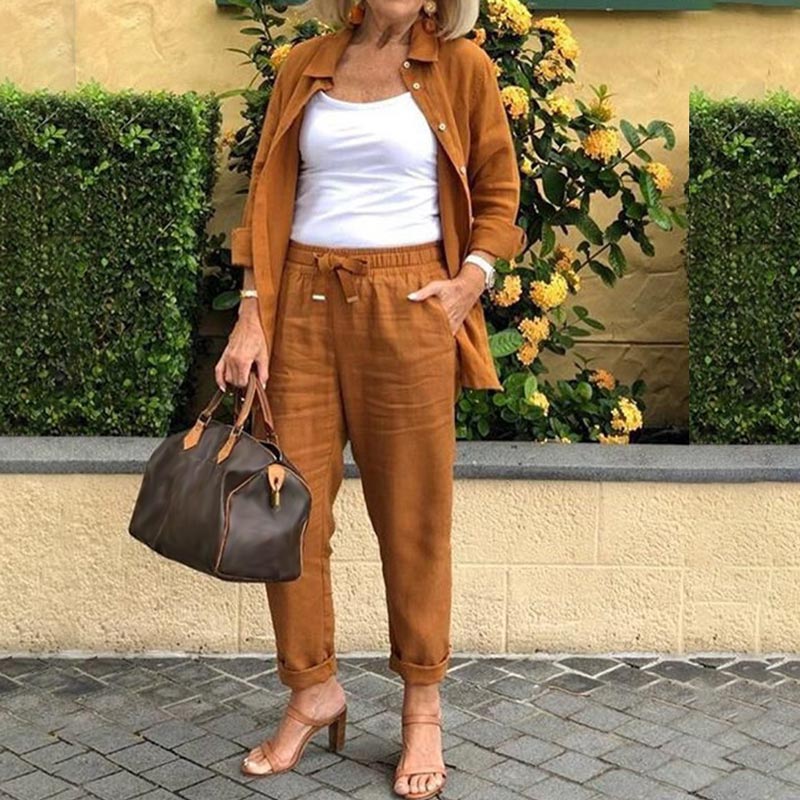 SIERRA | COTTON BUTTON-FRONT CO-ORD SET