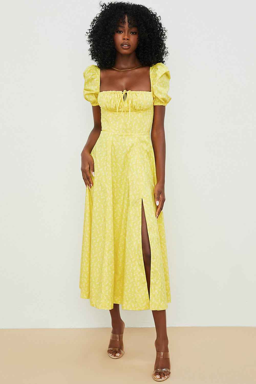 AVIANA | FLORAL MIDI DRESS