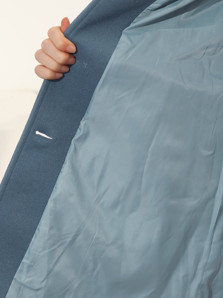 Zephyra tailored A-line single-button coat, product image 14