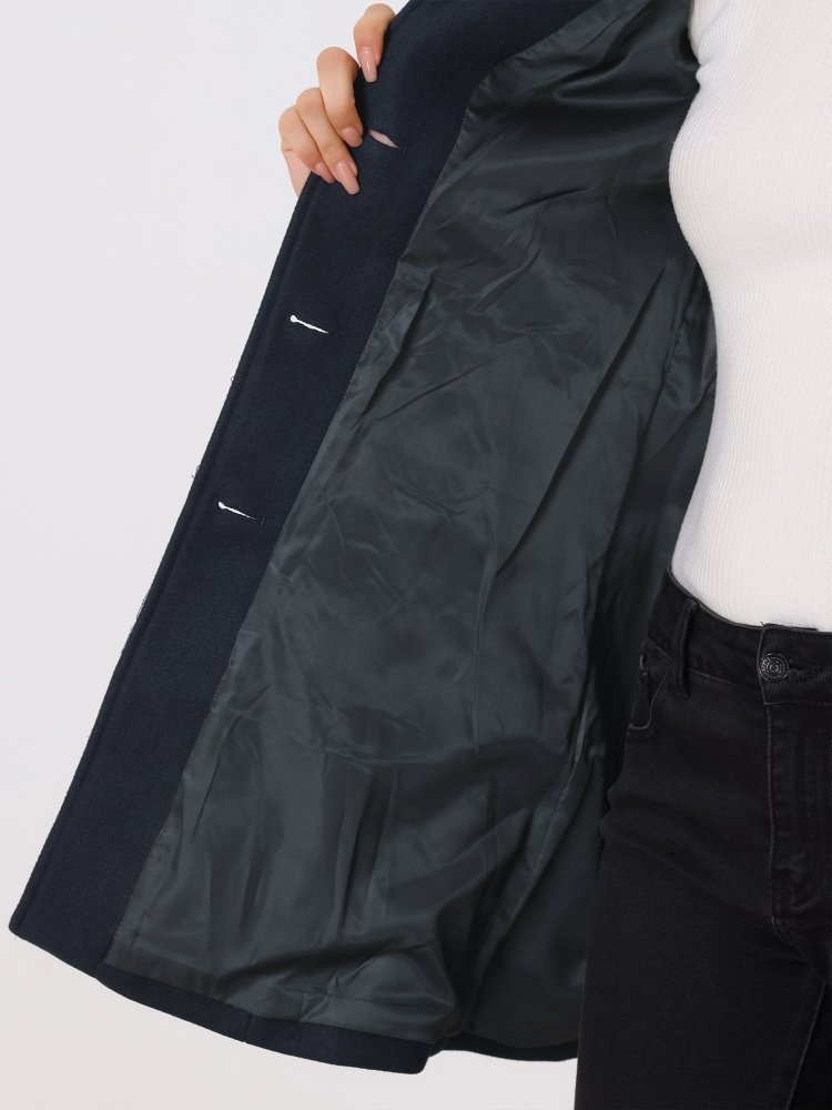 Zephyra tailored A-line single-button coat, product image 9