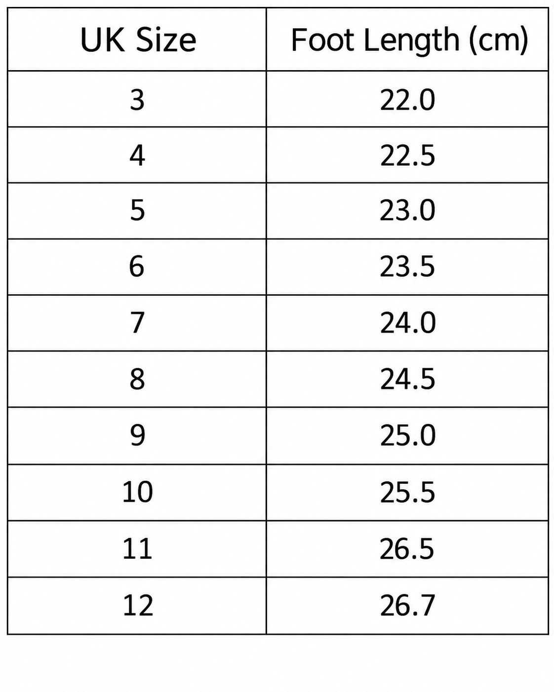 Size guide