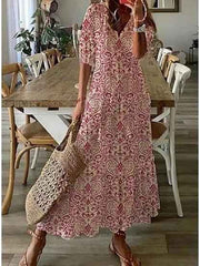 Judith — Vintage Boho Midi Dress — view 3