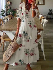 Judith — Vintage Boho Midi Dress — view 5