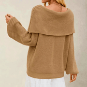 Ozella | Foldover Off-Shoulder Jumper