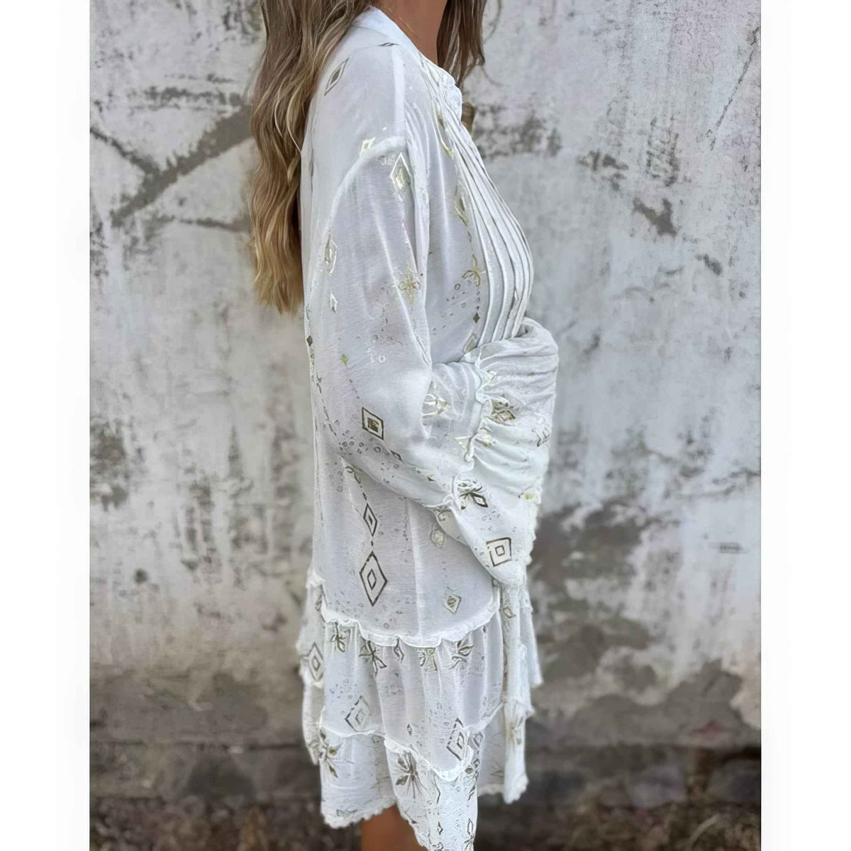 GAYLE | LONG-SLEEVE MIDI DRESS